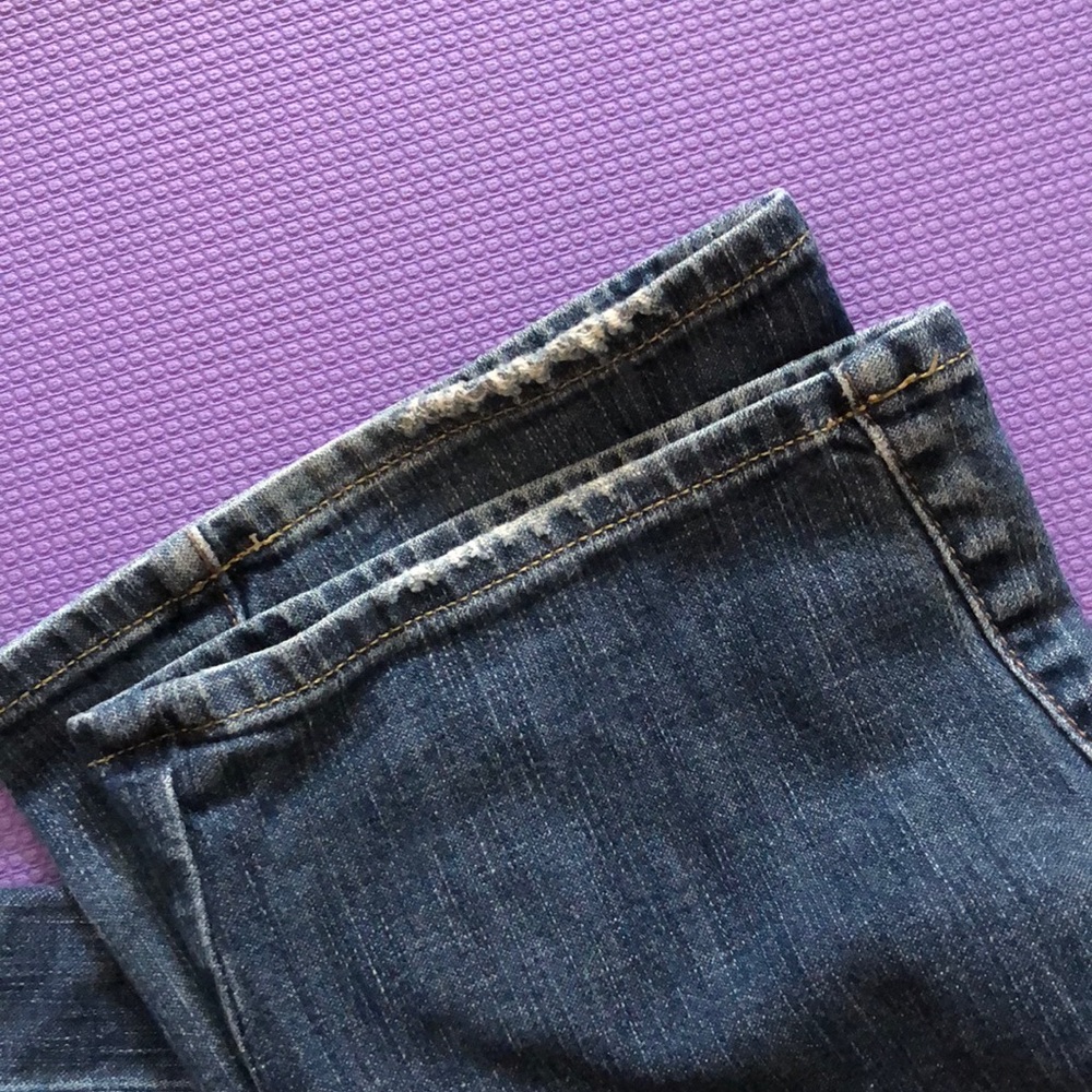 Express Low Waist Straight Leg Jeans Size 8R - Picture 7 of 7